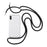 For iPhone X / XS 5.8 inch Glossy TPU+Acrylic withTextile Strap Anti-fall Casing - Black - 3