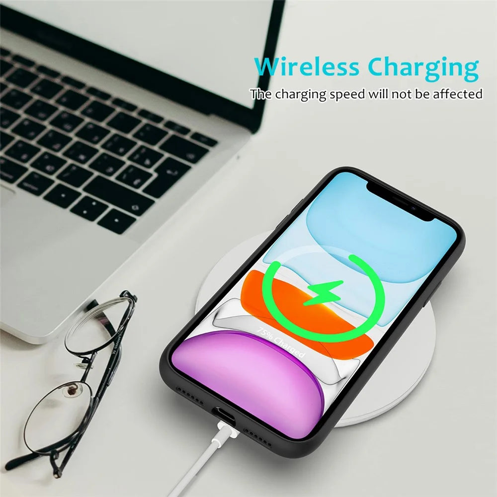 For iPhone 11 Pro Max 6.5 inch (2019) Soft Liquid Silicone Phone Casing - Black - 5