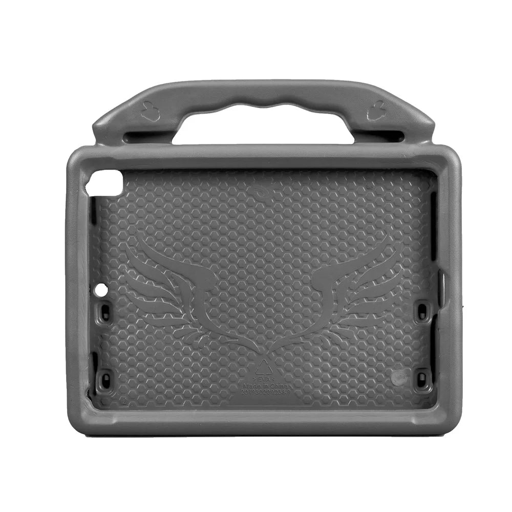 For iPad 9.7-inch (2018) (2017) / iPad Pro 9.7 inch (2016) / iPad Air 2 / iPad Air (2013) Shockproof EVA Thumb Stand Tablet Shell - Black - 6