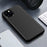 For iPhone 11 6.1 inch (2019) Starry Sky Series Wheat Straw Degradable Case Matte Texture Flexible TPU Protective Cover - Black - 1