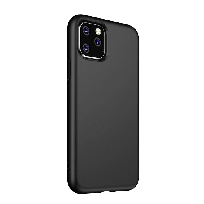 For iPhone 11 6.1 inch (2019) Starry Sky Series Wheat Straw Degradable Case Matte Texture Flexible TPU Protective Cover - Black - 3