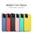 For iPhone 11 6.1 inch (2019) Starry Sky Series Wheat Straw Degradable Case Matte Texture Flexible TPU Protective Cover - Black - 4