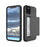 Sliding Card Holder Hybrid Plastic + TPU Cover Shell for iPhone 11 Pro Max 6.5 inch (2019) - Black - 1