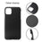 PU Leather Coated PC Hard  Cover Casing Shell for iPhone 11 6.1 inch (2019) - Black Carbon Fiber Texture - 2