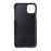 PU Leather Coated PC Hard  Cover Casing Shell for iPhone 11 6.1 inch (2019) - Black Carbon Fiber Texture - 3