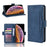 For iPhone (2019) 6.1-inch Leather with Multiple Card Slots and Wallet Pocket Cover - Blue - 1
