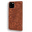 Imprint Mandala Flower Stand Wallet Leather Case Shell Cover for iPhone 11 6.1-inch (2019) - Brown - 3
