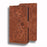 Imprint Mandala Flower Stand Wallet Leather Case Shell Cover for iPhone 11 6.1-inch (2019) - Brown - 7