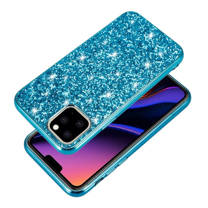 Glittering Sequins Electroplating TPU+PC Phone Shell for iPhone 11 Pro Max 6.5 inch (2019) - Cyan - 4