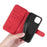 DG.MING Retro Style Wallet Leather Stand Case for iPhone 11 Pro 5.8-inch (2019) - Red - 2