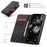 CASEME 013 Series Auto-absorbed Flip Leather Wallet Case for iPhone 11 6.1 inch (2019) - Black - 5