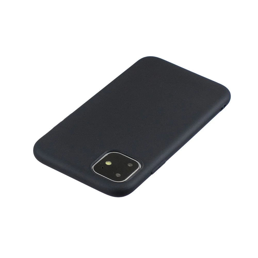 Solid Color Candy TPU Case for iPhone 11 6.1-inch (2019) - Black - 4