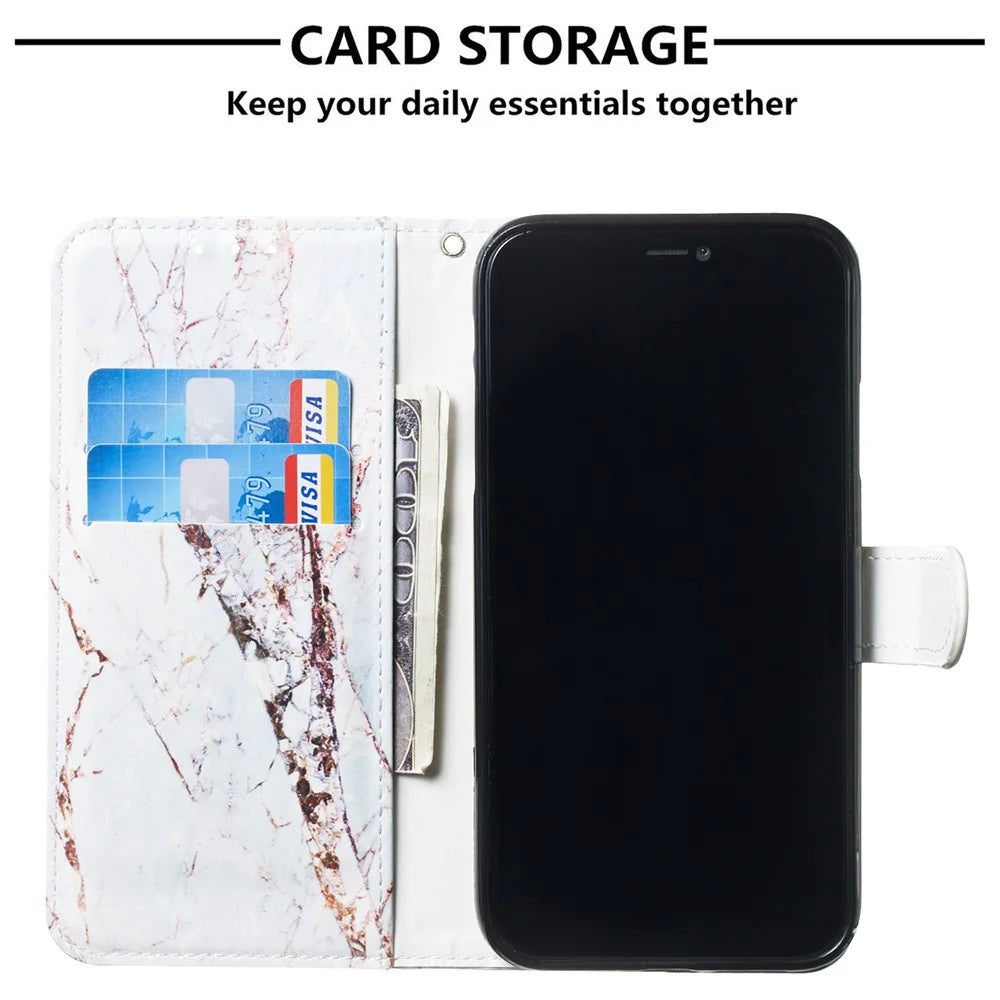 Printing Leather Case for iPhone 11 Pro 5.8 inch (2019) - Marbling - 2