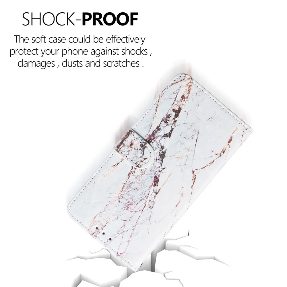 Printing Leather Case for iPhone 11 Pro 5.8 inch (2019) - Marbling - 5