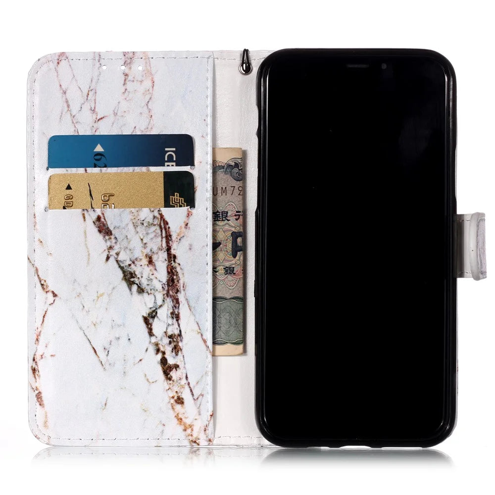 Printing Leather Case for iPhone 11 Pro 5.8 inch (2019) - Marbling - 7