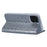 Flash Powder Zippered Stand Leather Wallet Cover with Strap for iPhone 11 6.1-inch (2019) - Silver - 5
