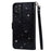 Flash Powder Zipper Pocket Wallet Flip Leather Phone Cover with Strap for iPhone 11 Pro 5.8 inch (2019) - Black - 3