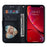 Flash Powder Zipper Pocket Wallet Flip Leather Phone Cover with Strap for iPhone 11 Pro 5.8 inch (2019) - Black - 4