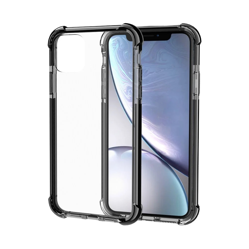 Acrylic Hard Back Drop-resistant Phone Cover for iPhone 11 Pro 5.8 inch (2019) - Black - 3