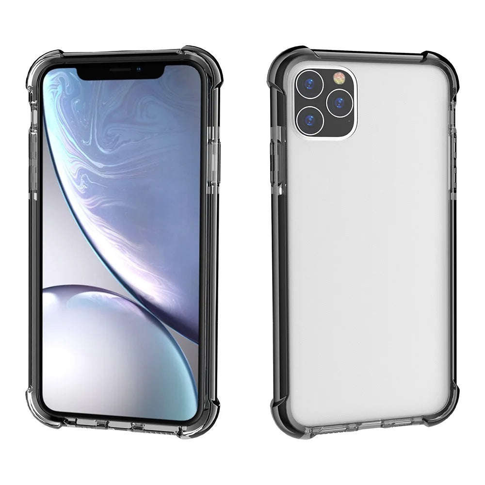 Acrylic Hard Back Drop-resistant Phone Cover for iPhone 11 Pro 5.8 inch (2019) - Black - 5