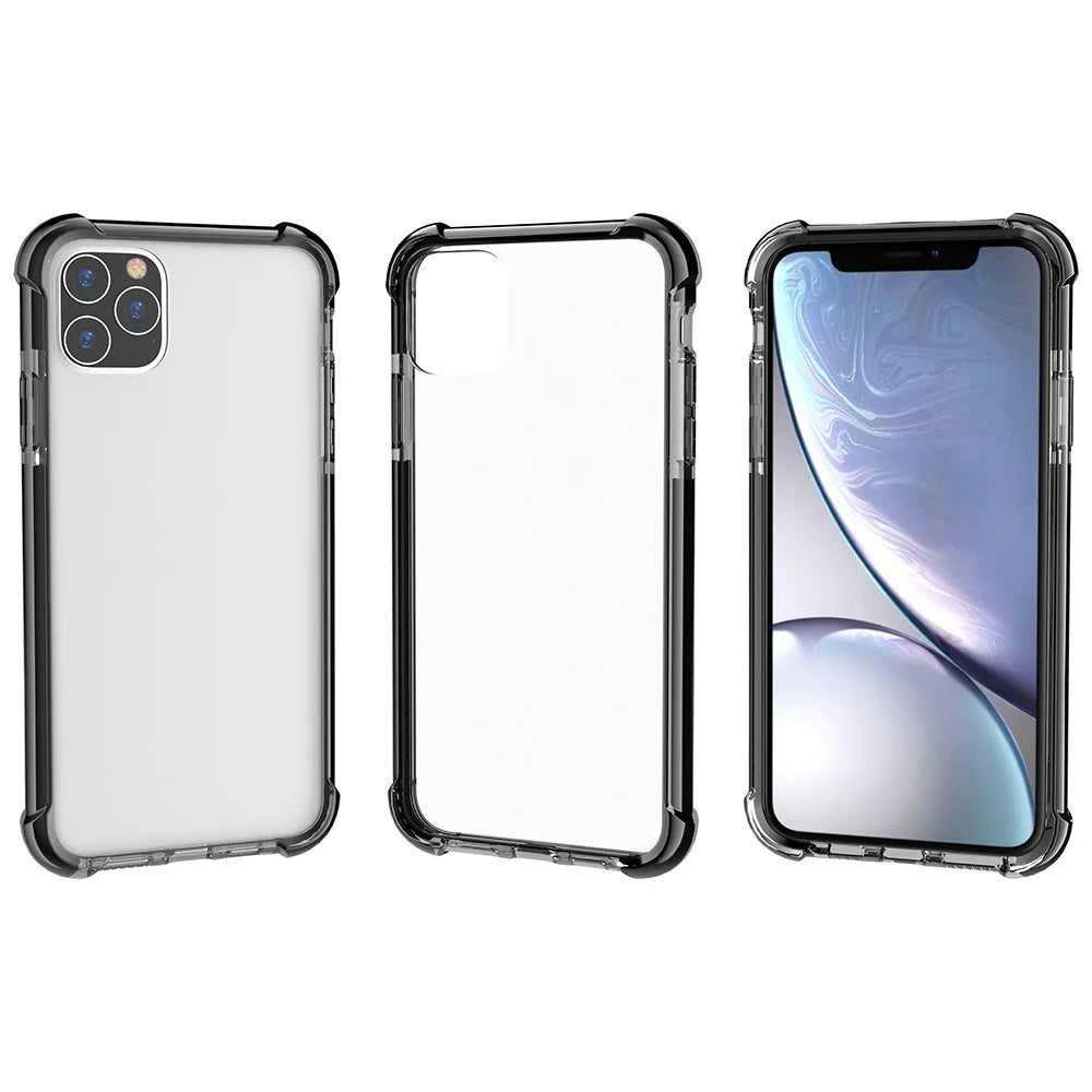 Acrylic Hard Back Drop-resistant Phone Cover for iPhone 11 Pro 5.8 inch (2019) - Black - 6