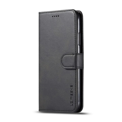 LC.imeeke PU Leather Protective Flip Wallet Case for iPhone 11 6.1-inch (2019) with Adjustable Foldable Stand Design - Black - 2