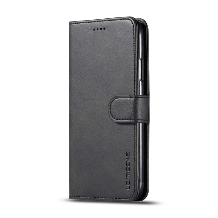 LC.imeeke PU Leather Protective Flip Wallet Case for iPhone 11 6.1-inch (2019) with Adjustable Foldable Stand Design - Black - 2