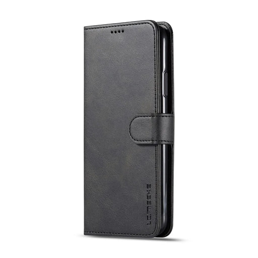 LC.imeeke PU Leather Protective Flip Wallet Case for iPhone 11 Pro Max 6.5-inch (2019) - Black - 2