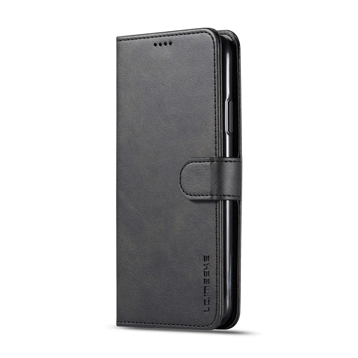 LC.imeeke PU Leather Protective Flip Wallet Case for iPhone 11 Pro Max 6.5-inch (2019) - Black - 2