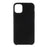 For iPhone 11 Pro Max 6.5 inch (2019) Solid Silicone Cell Mobile Phone Cover - Black - 1