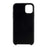 For iPhone 11 Pro Max 6.5 inch (2019) Solid Silicone Cell Mobile Phone Cover - Black - 4