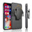 Braided Pattern PC Belt Clip Kickstand Phone Casing for iPhone 11 6.1 inch (2019) - 2