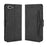 Wallet Stand Flip Leather Case with Multiple Card Slots for iPhone 8 Plus/7 Plus 5.5 inch - Black - 2
