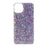 For iPhone 11 Case Powder Sequins TPU Phone Cover - Purple - 1