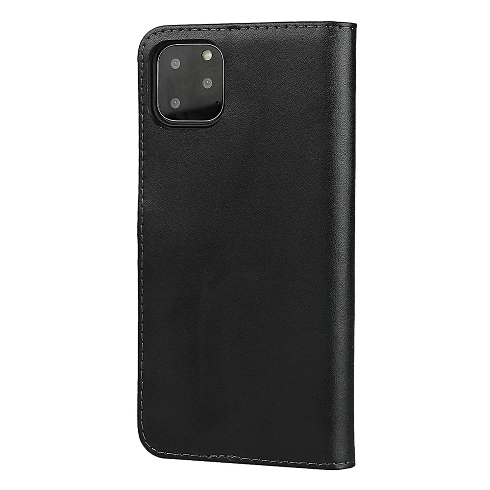Genuine Leather Wallet Stand Phone Cover for iPhone 11 Pro Max 6.5-inch - 4