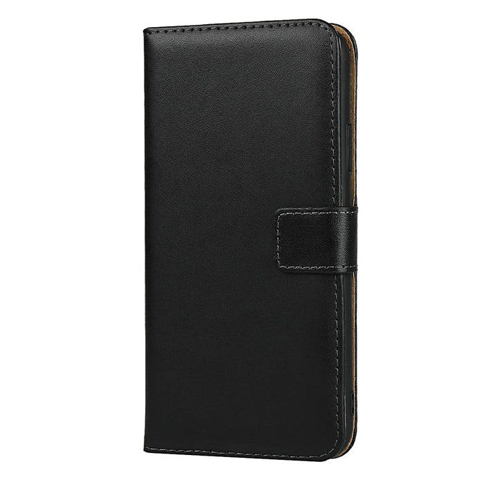 Folio Flip Anti-Scratch Genuine Leather Wallet Stand Phone Cover for iPhone 11 6.1-inch - 2
