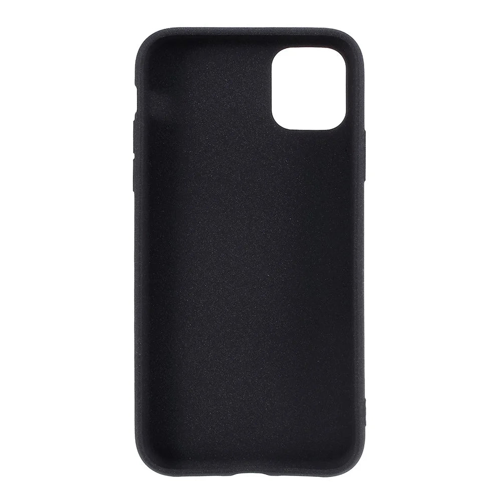 Double-sided Matte TPU Phone Case for Apple iPhone 11 Pro 5.8 inch - Black - 3