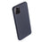 QIALINO for iPhone 11 Pro Max 6.5-inch Case Genuine Leather Litchi Texture Phone Back Cover - Dark Blue - 6