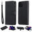 For iPhone 11 Pro Case 2 in 1 Detachable Magnetic Leather Wallet Mobile Cover with Strap - Black - 1