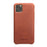 QIALINO for iPhone 11 Pro Genuine Cowhide Leather Phone Back Case Cell Phone Accessory - Brown - 2