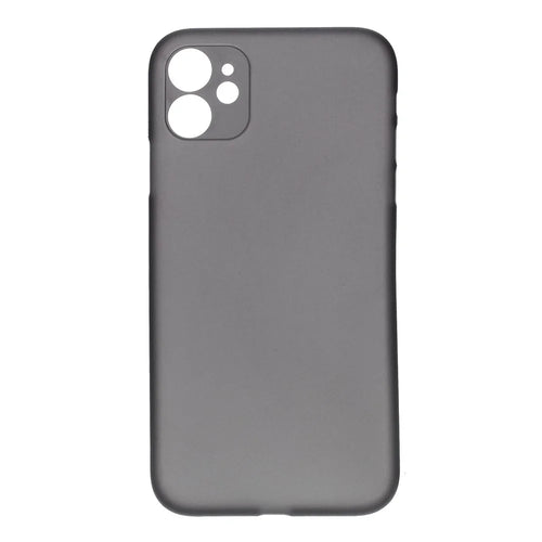Ultra-thin Plastic Mobile Phone Case for iPhone 11 6.1-inch - Grey - 1