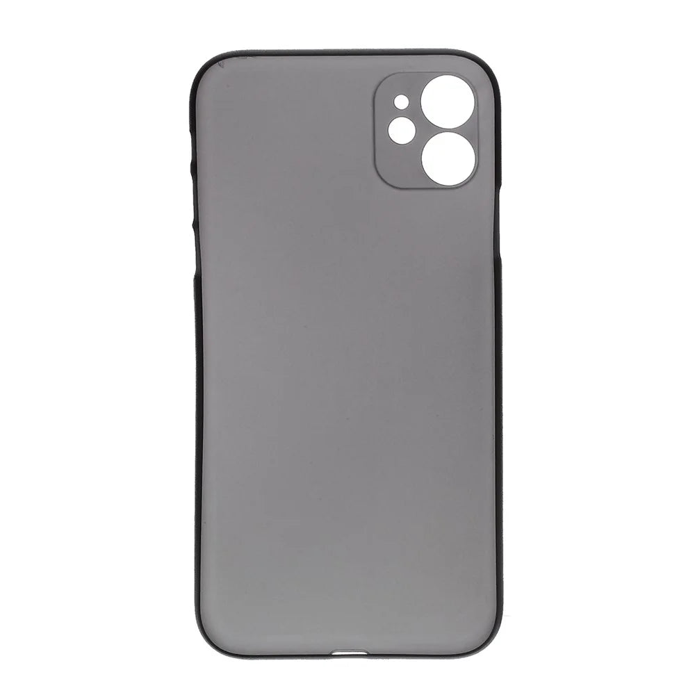 Ultra-thin Plastic Mobile Phone Case for iPhone 11 6.1-inch - Grey - 2