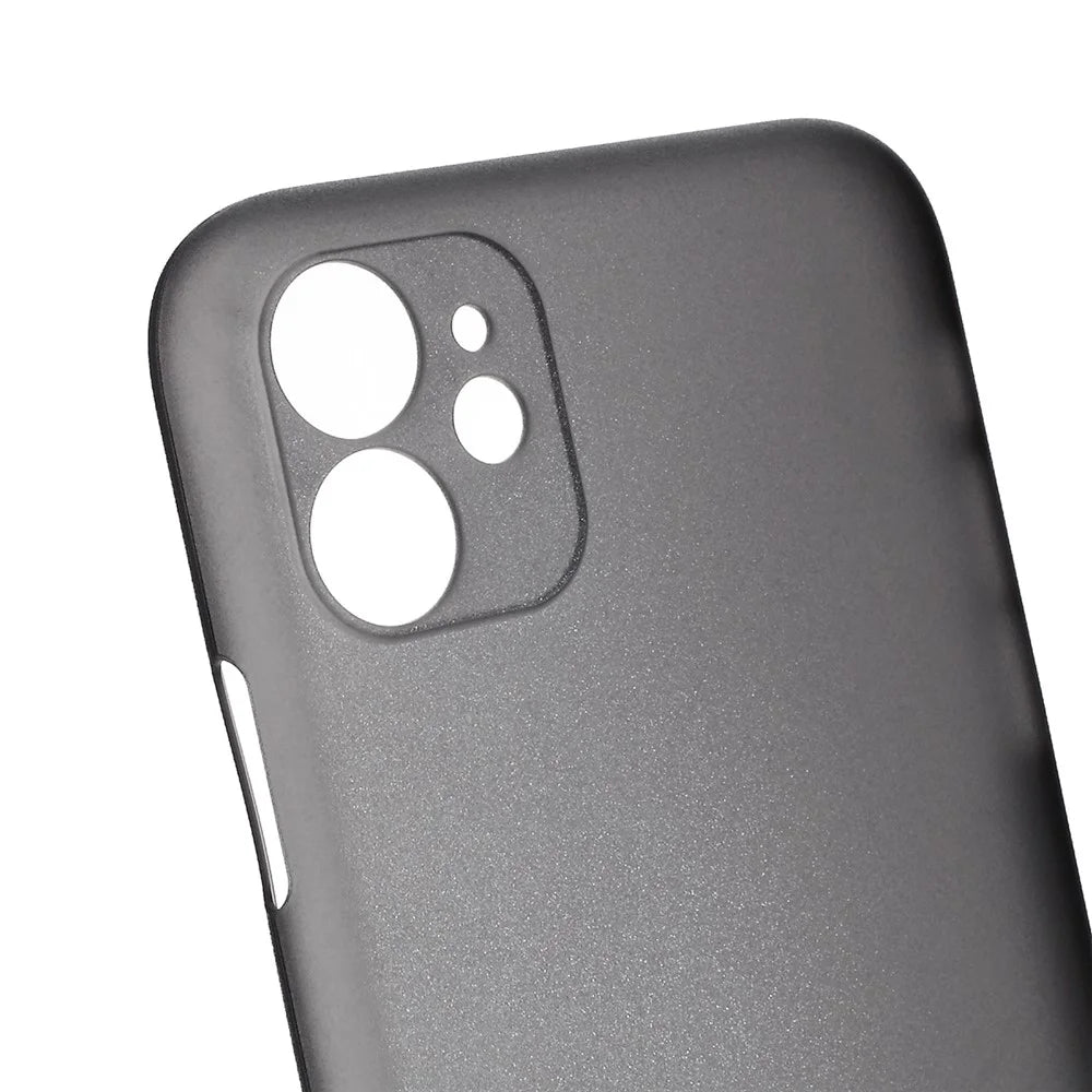 Ultra-thin Plastic Mobile Phone Case for iPhone 11 6.1-inch - Grey - 3