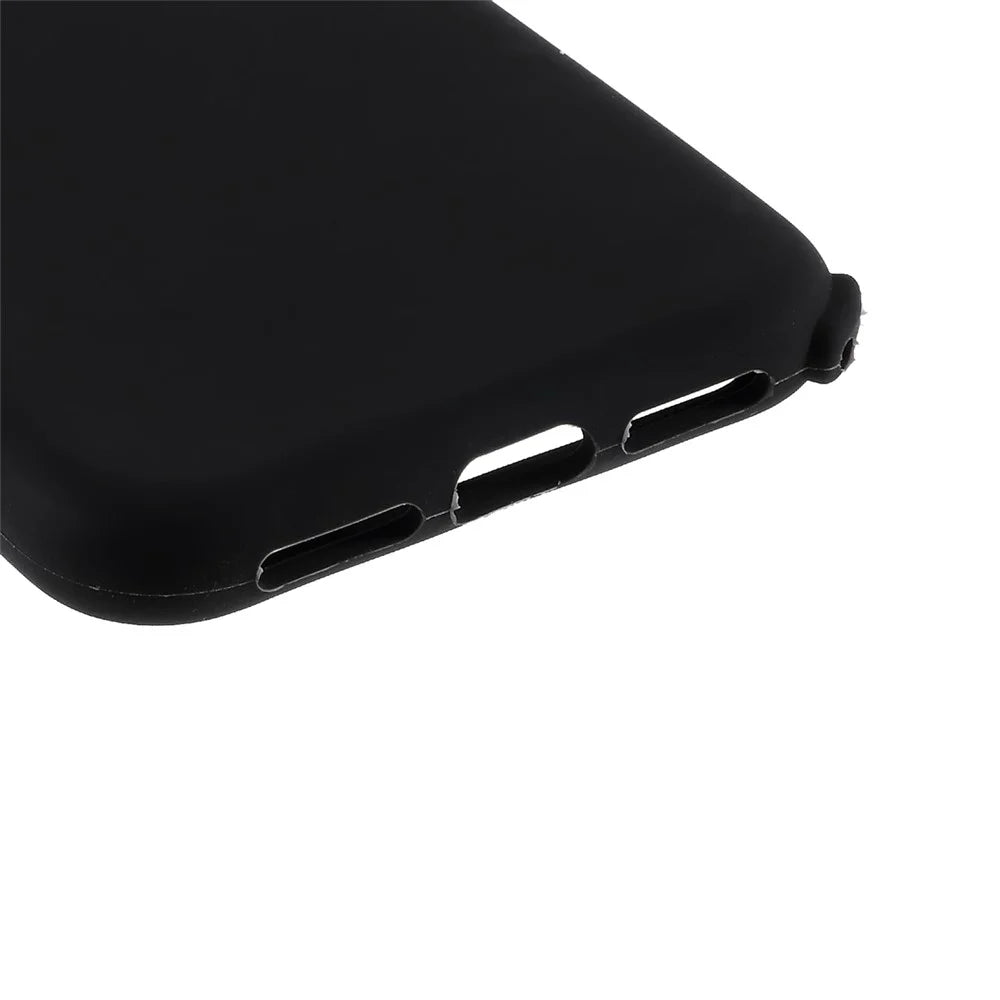 3D Mustache Cat Silicone Soft Case Phone Cover for iPhone 11 6.1 inch - Black - 6