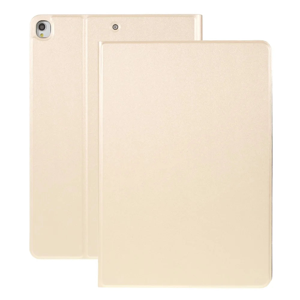 PU Leather Folio Protective Tablet Cover for iPad 10.2 (2021) / (2020) / (2019) / Air 10.5 inch (2019) / iPad Pro 10.5-inch (2017) - Gold - 1