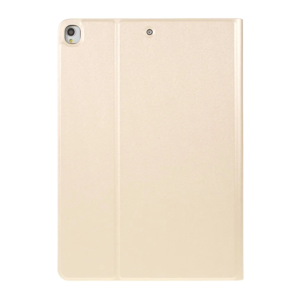 PU Leather Folio Protective Tablet Cover for iPad 10.2 (2021) / (2020) / (2019) / Air 10.5 inch (2019) / iPad Pro 10.5-inch (2017) - Gold - 3