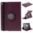 Leather Case for iPad 10.2 (2021) / (2020) / (2019) / Air 10.5 inch (2019) / Pro 10.5 inch (2017) Litchi Texture Rotating Stand Cover - Purple - 1