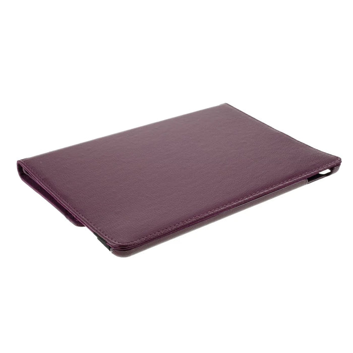 Leather Case for iPad 10.2 (2021) / (2020) / (2019) / Air 10.5 inch (2019) / Pro 10.5 inch (2017) Litchi Texture Rotating Stand Cover - Purple - 3