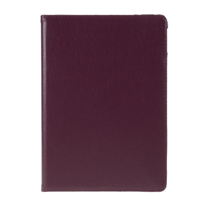 Leather Case for iPad 10.2 (2021) / (2020) / (2019) / Air 10.5 inch (2019) / Pro 10.5 inch (2017) Litchi Texture Rotating Stand Cover - Purple - 7