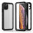 REDPEPPER Dot+ Series IP68 Waterproof Phone Covering [Transparent Back] for iPhone 11 Pro Max 6.5 inch - All Black - 2